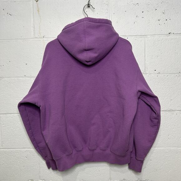 Supreme Box Logo Drawcord Hooded Sweatshirt “Purple” FW23 - Picture 2 of 11